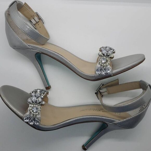 BETSEY JOHNSON Erin Crystal Embellished Sandal - Picture 6 of 10